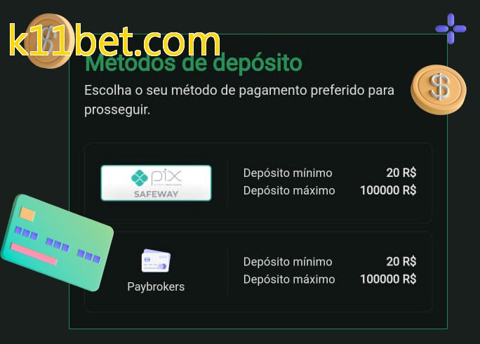 O cassino k11bet.combet oferece uma grande variedade de métodos de pagamento